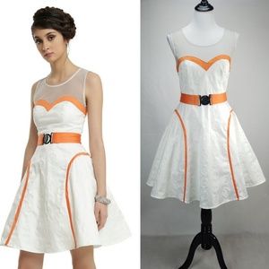 DISNEY STAR WARS BB8 A Line Tulle Cosplay Cute Dress Nerd